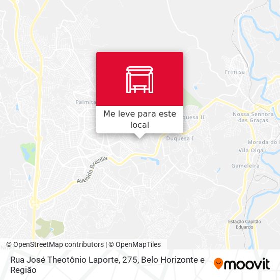 Rua José Theotônio Laporte, 275 mapa