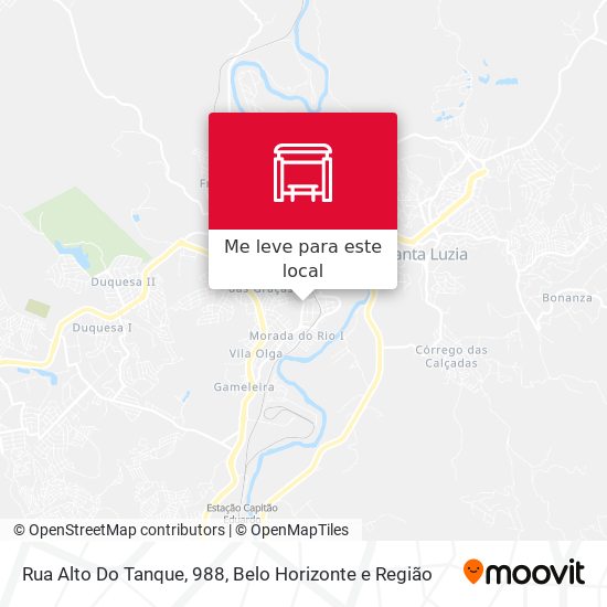 Rua Alto Do Tanque, 988 mapa