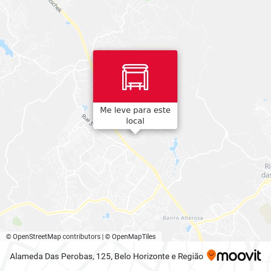 Alameda Das Perobas, 125 mapa