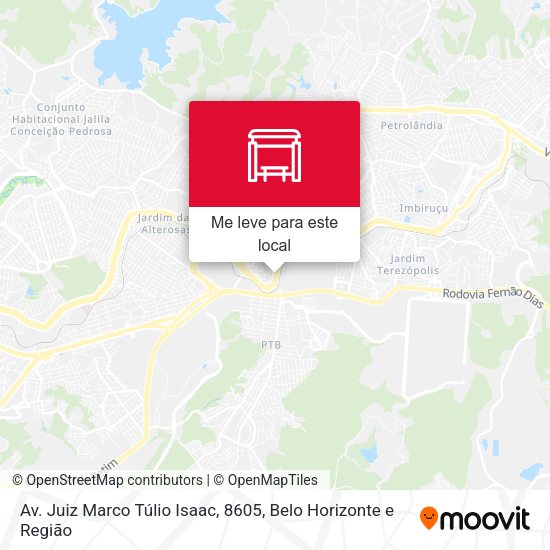 Av. Juiz Marco Túlio Isaac, 8605 mapa