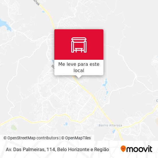Av. Das Palmeiras, 114 mapa