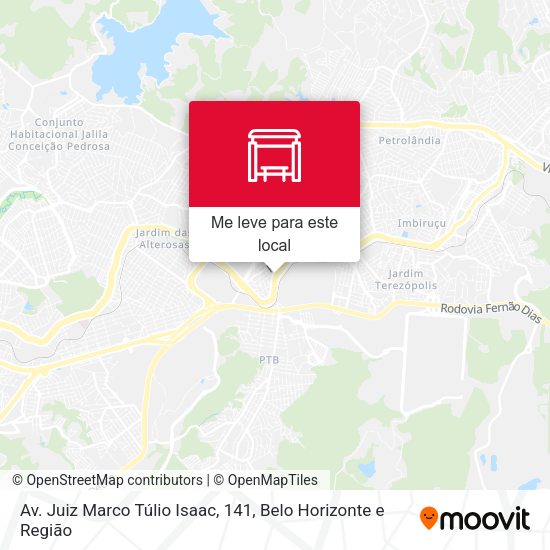 Av. Juiz Marco Túlio Isaac, 141 mapa