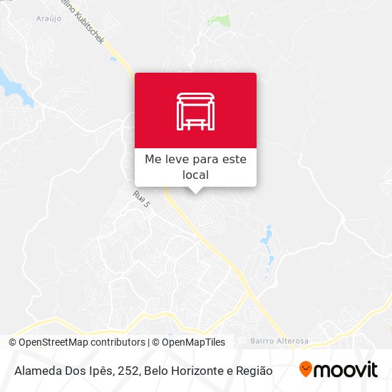 Alameda Dos Ipês, 252 mapa