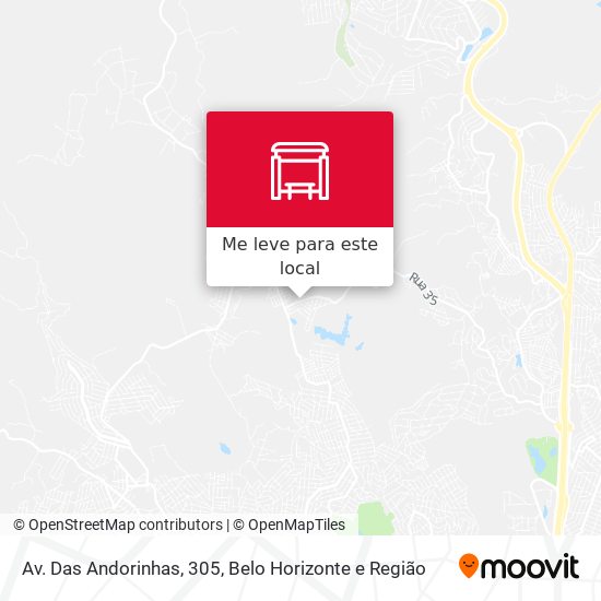 Av. Das Andorinhas, 305 mapa