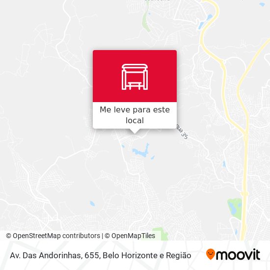 Av. Das Andorinhas, 655 mapa