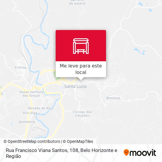 Rua Francisco Viana Santos, 108 mapa