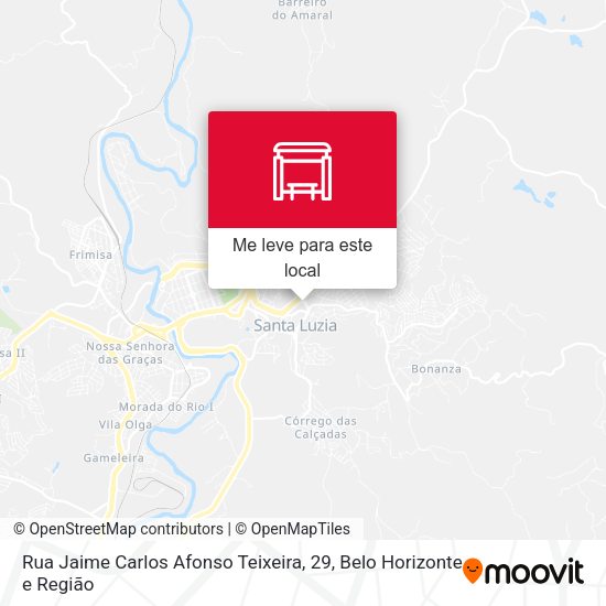Rua Jaime Carlos Afonso Teixeira, 29 mapa