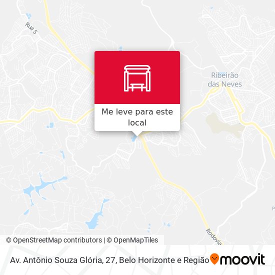 Av. Antônio Souza Glória, 27 mapa