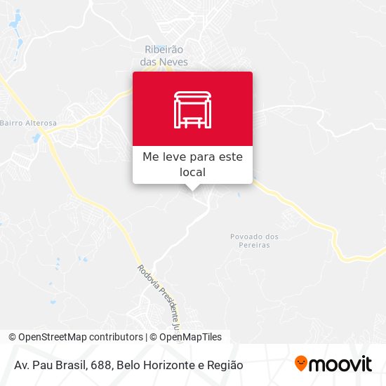 Av. Pau Brasil, 688 mapa