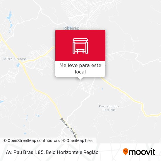 Av. Pau Brasil, 85 mapa