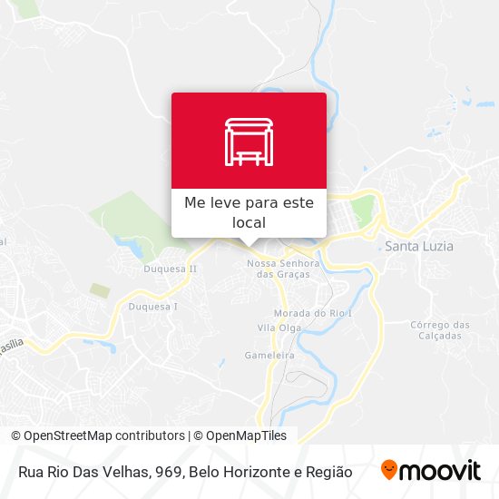 Rua Rio Das Velhas, 969 mapa