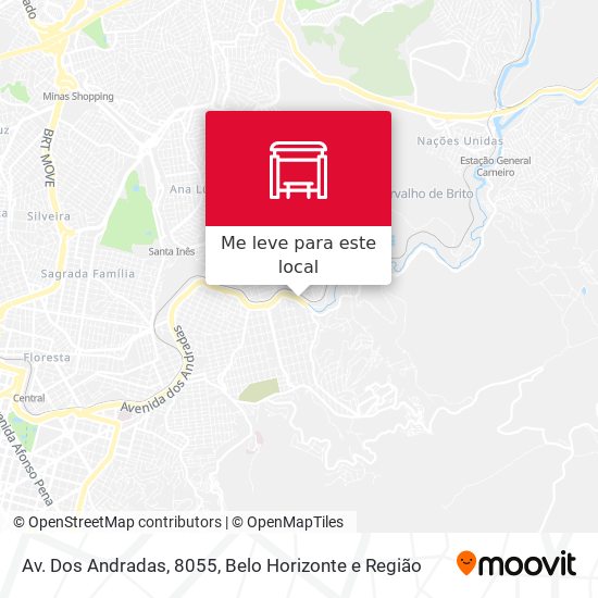 Av. Dos Andradas, 8055 mapa