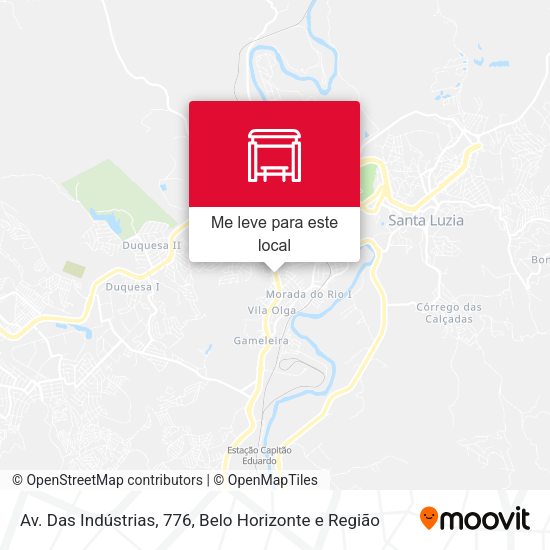 Av. Das Indústrias, 776 mapa