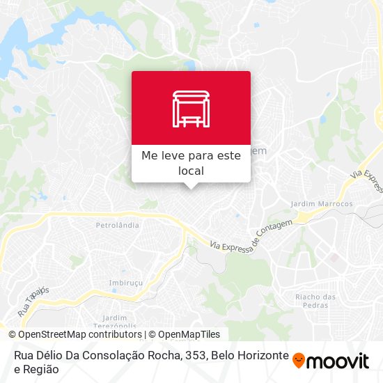 Rua Délio Da Consolação Rocha, 353 mapa