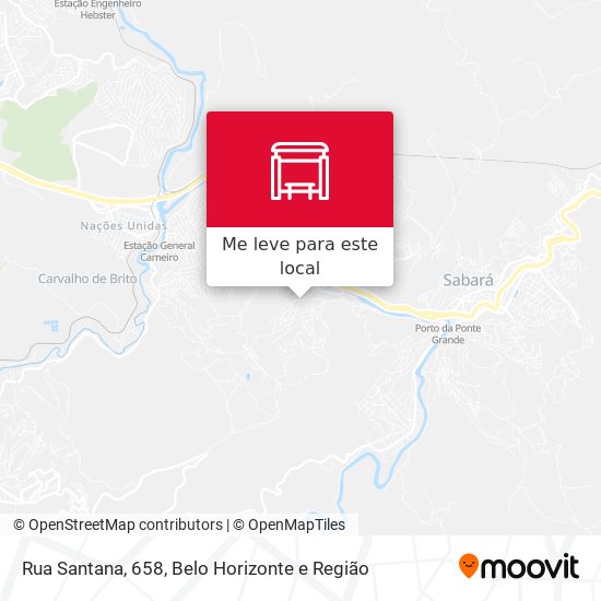 Rua Santana, 658 mapa