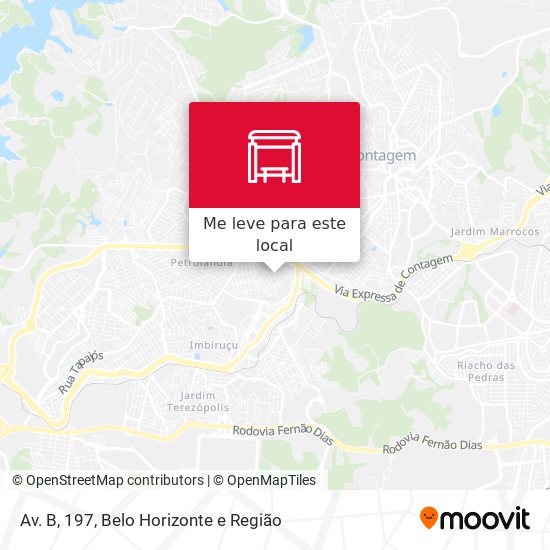 Av. B, 197 mapa