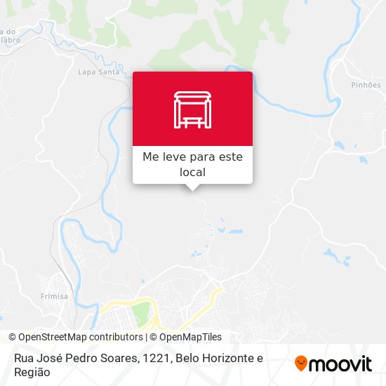 Rua José Pedro Soares, 1221 mapa