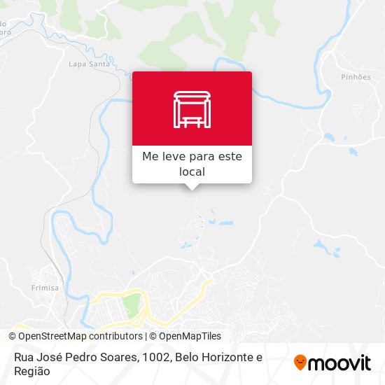 Rua José Pedro Soares, 1002 mapa