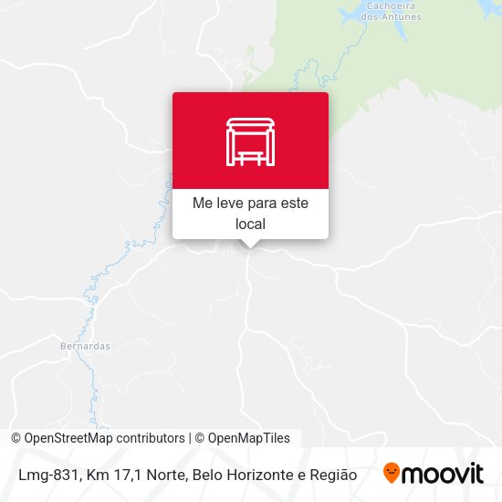 Lmg-831, Km 17,1 Norte mapa