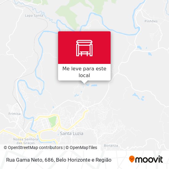 Rua Gama Neto, 686 mapa
