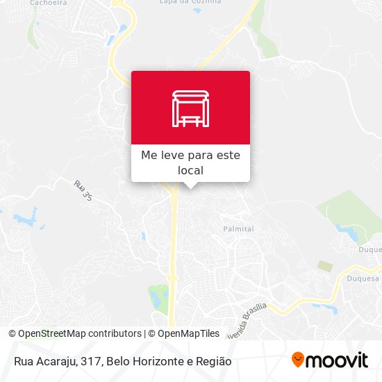 Rua Acaraju, 317 mapa