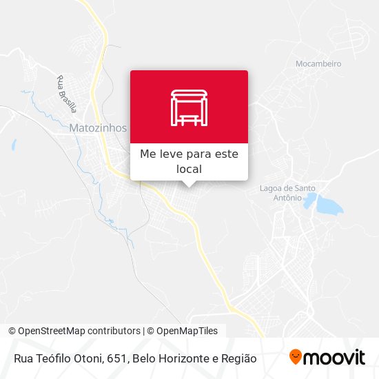 Rua Teófilo Otoni, 651 mapa
