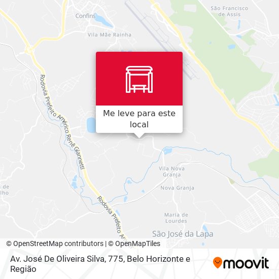 Av. José De Oliveira Silva, 775 mapa