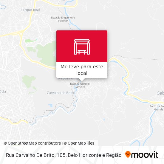 Rua Carvalho De Brito, 105 mapa