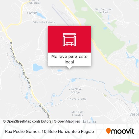 Rua Pedro Gomes, 10 mapa