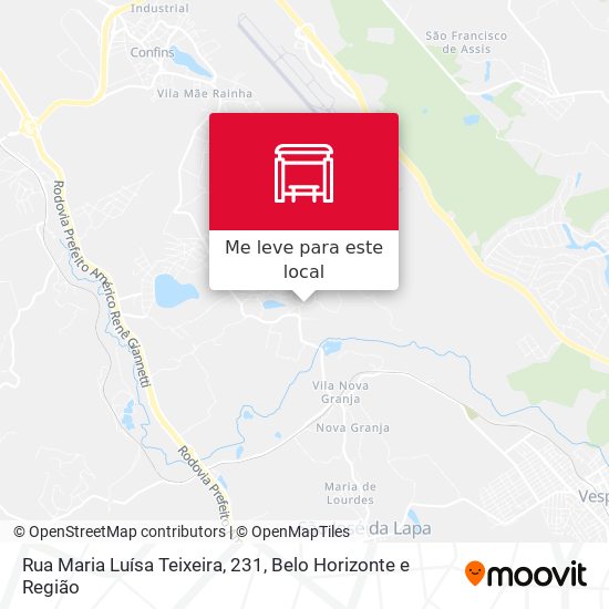 Rua Maria Luísa Teixeira, 231 mapa