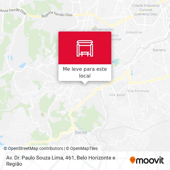 Av. Dr. Paulo Souza Lima, 461 mapa