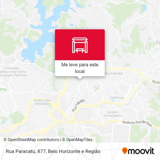 Rua Paracatu, 877 mapa