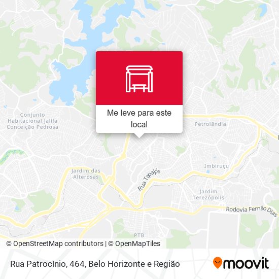 Rua Patrocínio, 464 mapa