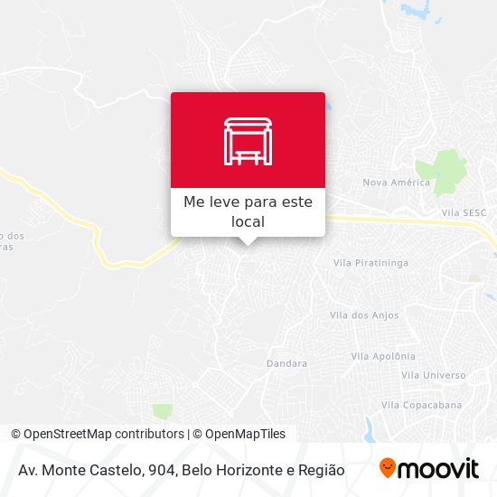 Av. Monte Castelo, 904 mapa