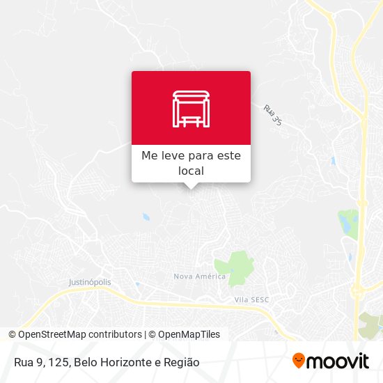 Rua 9, 125 mapa