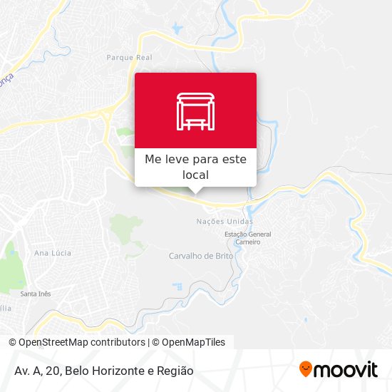 Av. A, 20 mapa