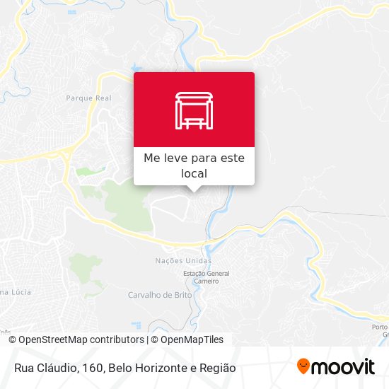 Rua Cláudio, 160 mapa