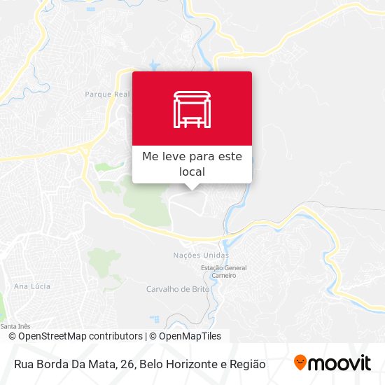 Rua Borda Da Mata, 26 mapa