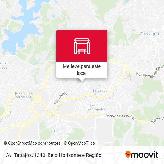 Av. Tapajós, 1240 mapa