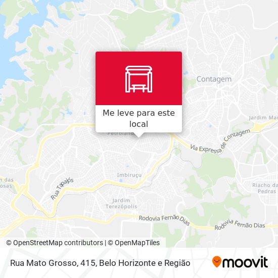 Rua Mato Grosso, 415 mapa