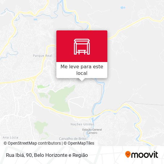 Rua Ibiá, 90 mapa
