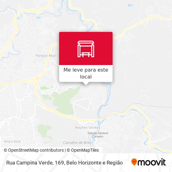 Rua Campina Verde, 169 mapa