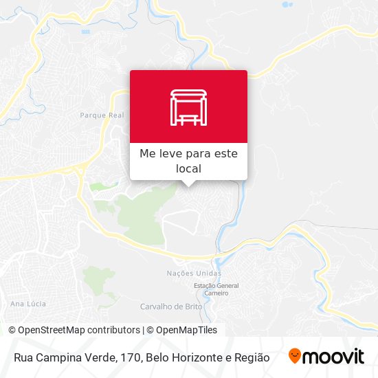 Rua Campina Verde, 170 mapa