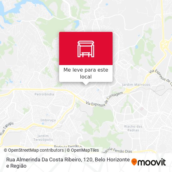 Rua Almerinda Da Costa Ribeiro, 120 mapa