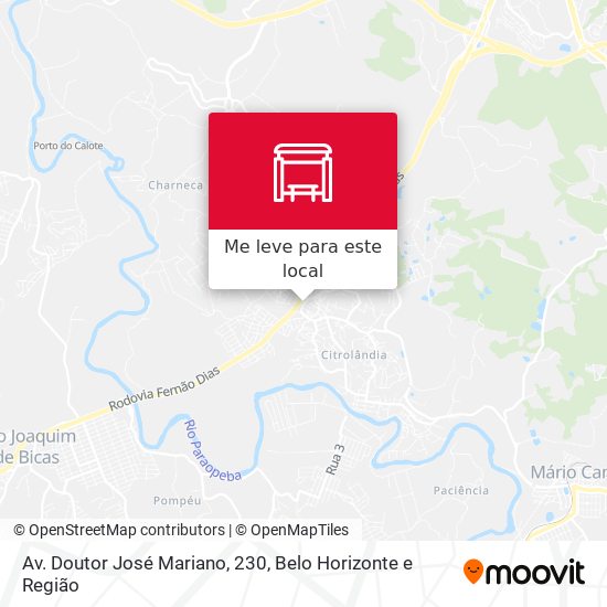 Av. Doutor José Mariano, 230 mapa