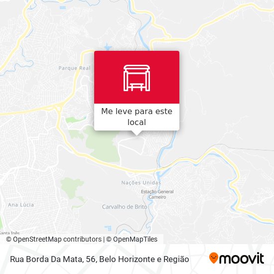 Rua Borda Da Mata, 56 mapa