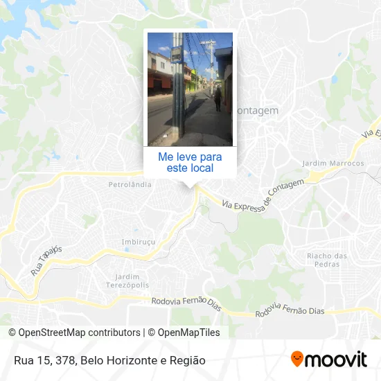 Rua 15, 378 mapa