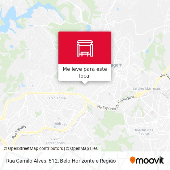 Rua Camilo Alves, 612 mapa