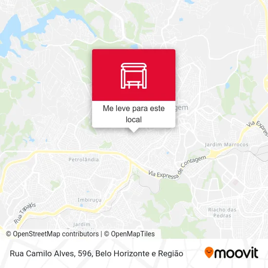 Rua Camilo Alves, 596 mapa