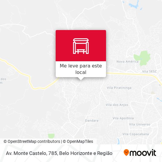 Av. Monte Castelo, 785 mapa